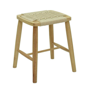 598-4 北歐編織實木椅凳