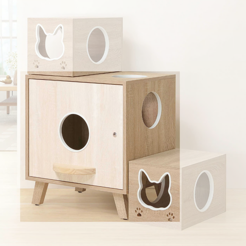 937-4 簡約貓砂櫃 左開(可左右擺放)(不可訂做)