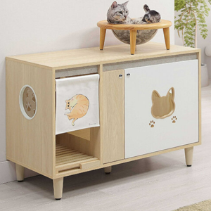 935-2 大胖貓砂櫃 ⊙不含LED燈、 ⊙不含貓砂盆.推薦尺寸:62x42x25cm、不可訂做