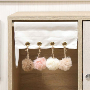 938-5胖胖貓砂櫃窗簾-球