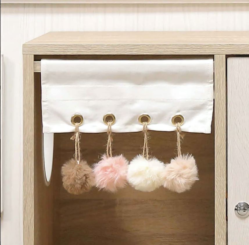 938-5胖胖貓砂櫃窗簾-球