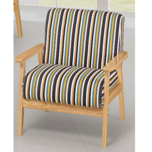 G537-9 條紋休閒小沙發 一人座