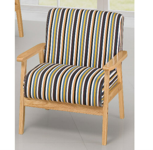 G537-9 條紋休閒小沙發 一人座