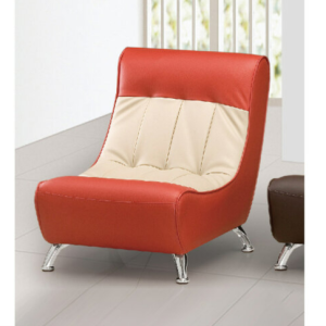 H427-3 956單人紅白小沙發