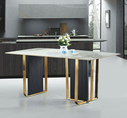 C434-1 T8829香奈兒岩板餐桌 6尺