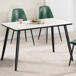 A1800-2 辛恩4.3尺岩板餐桌 桌面9mm岩板 前後弧度