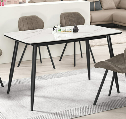 A1802-1 湯姆4尺岩板餐桌 桌面9mm岩板