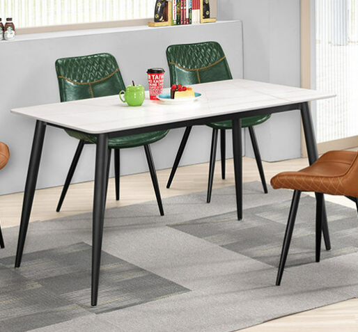 A1804-1 蘇珊4.6尺岩板餐桌 桌面12mm岩板