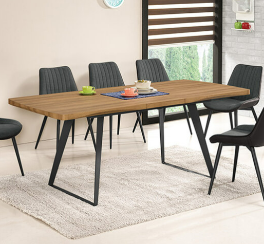 A1805-1 赫爾達6.6尺多功能餐桌 (異形桌面)