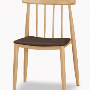 A1872-11 漢娜餐椅 皮 五金腳 (坐高46.5公分)