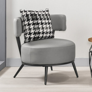 A1386-3 克萊拉休閒椅 深灰色 坐高46公分  ⊙附抱枕1個、