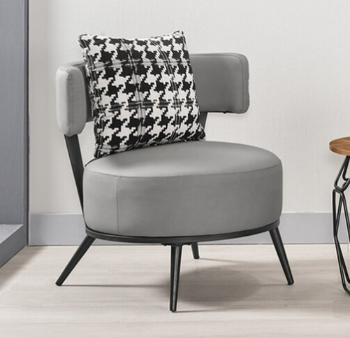 A1386-3 克萊拉休閒椅 深灰色 坐高46公分  ⊙附抱枕1個、