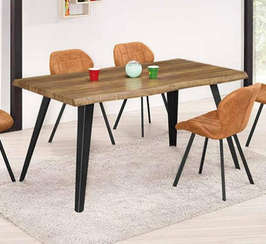 A1810-1 德蒙娜5.3尺餐桌 (異形桌面)