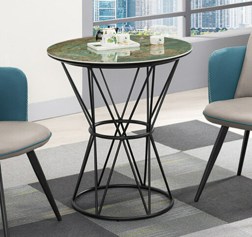 A1810-2 麥拉2.3尺岩板休閒圓桌桌面6mm岩板