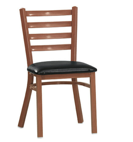 A1874-12 茉莉餐椅 皮 五金腳