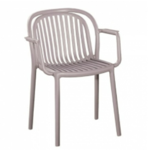 C489-15 T2373休閒椅 卡其 PP