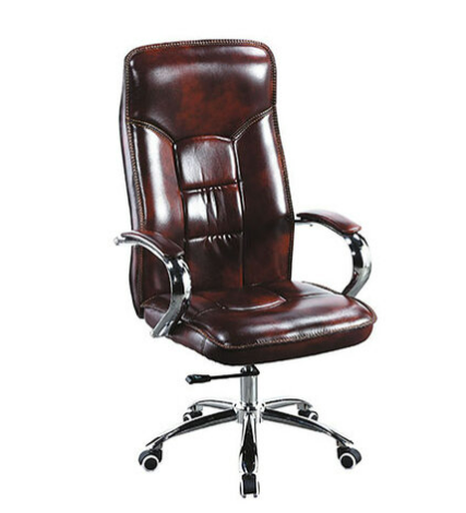 C471-5 107-1辦公椅 棕色皮