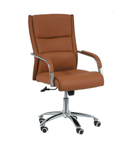 C471-10 A883辦公椅 駝色皮