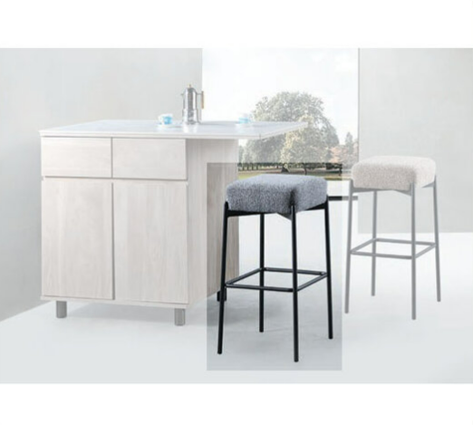 C475-2 CQ-8913吧椅 灰 可裁低