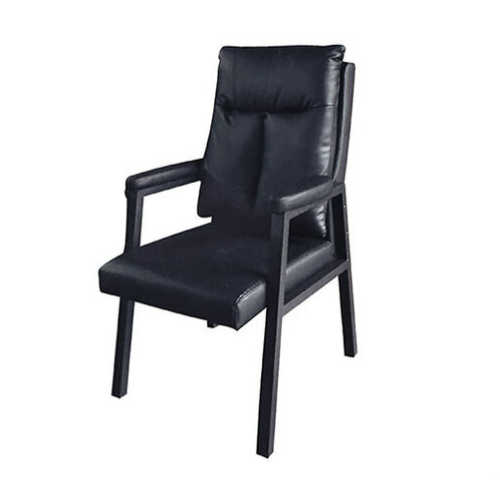 C474-5 036麻將休閒椅 黑皮