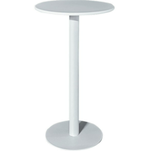 C475-9 Y17白色吧台桌 鐵製