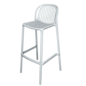 C475-11 T2412吧椅 白 塑鋼