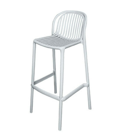 C475-11 T2412吧椅 白 塑鋼