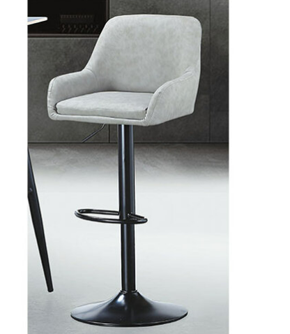 C478-8 H-1107吧椅 淺灰皮