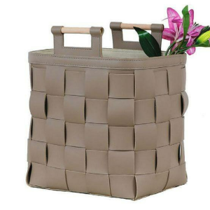 C494-15 6286把手收納籃 灰 藝品裝飾/不含花草