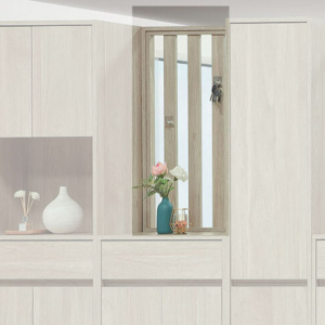 C498-2 依夏淺橡低屏風