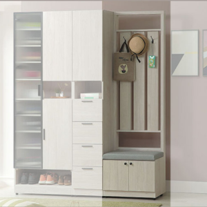 C499-4 貝諾可2*7尺屏風穿鞋椅