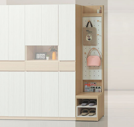 C500-4 尼娜1.3尺玄關坐鞋櫃 二件式/附*5木棒