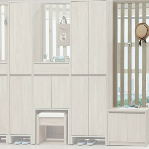 C498-7 依夏淺橡高屏風