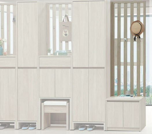 C498-7 依夏淺橡高屏風