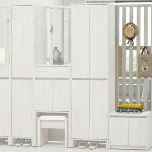 C498-15 依夏淺白高屏風