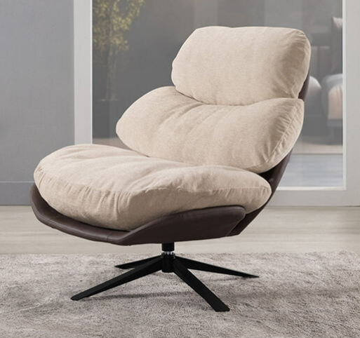 A1392-1 倫納德旋轉休閒椅 米色 坐高44公分