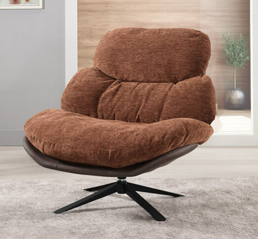 A1392-3 倫納德旋轉休閒椅 咖啡色坐高44公分