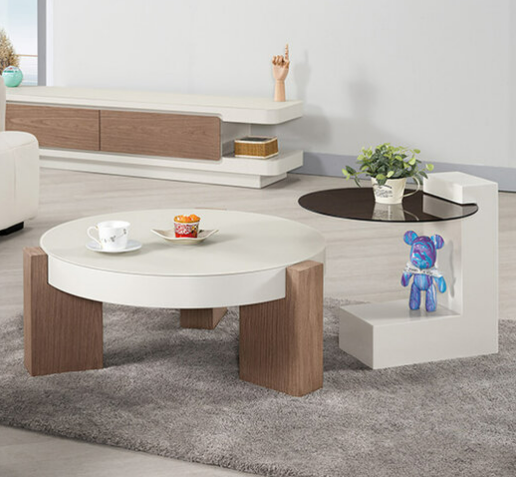 A1401-1 克羅伊組合玻璃茶几 全組 桌面5mm強化玻璃