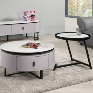 A1401-2 培迪組合多功能岩板茶几 全組 ⊙抽屜單邊使用