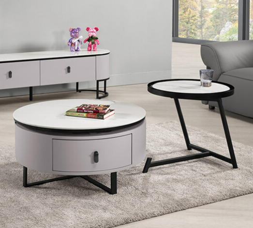 A1401-2 培迪組合多功能岩板茶几 全組 ⊙抽屜單邊使用