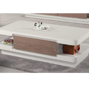 A1413-1 貝林傑4.3尺玻璃大茶几 桌面5mm強化玻璃 ⊙雙邊造型.雙邊使用