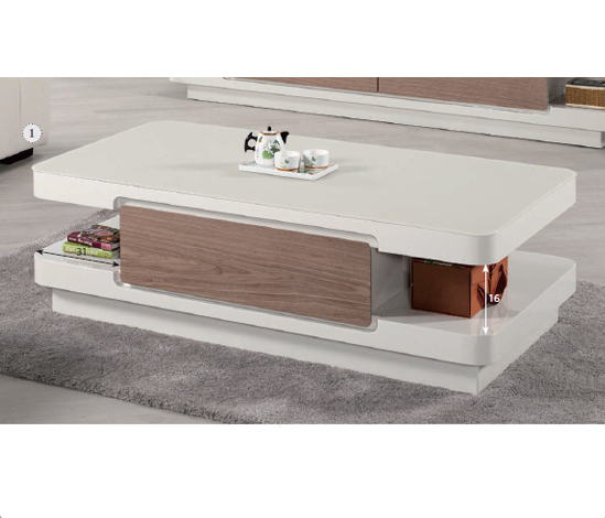 A1413-1 貝林傑4.3尺玻璃大茶几 桌面5mm強化玻璃 ⊙雙邊造型.雙邊使用