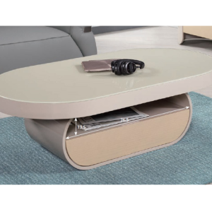 A1413-2 布雷納4.3尺玻璃大茶几 ⊙雙邊造型.單邊使用桌面5mm強化玻璃