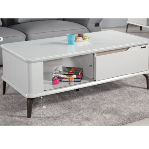 A1417-1 蘭瑪斯4尺玻璃大茶几 桌面4mm強化玻璃 ⊙雙邊造型.雙邊使用