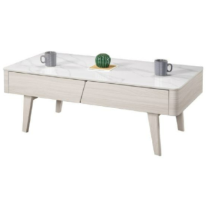 A1428-2 丹尼斯4尺岩板大茶几 ◆雙邊造型，單邊使用 桌面12MM岩板