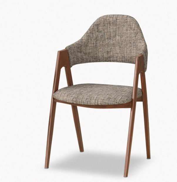 A1874-6 布特餐椅 布 五金腳   (坐高44公分)