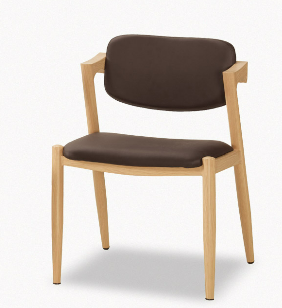 A1872-10海倫餐椅 皮 五金腳   (坐高45公分)