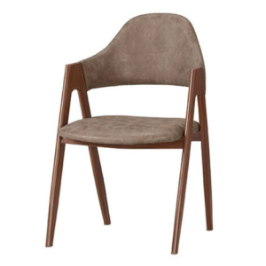 A1874-7 塔利斯餐椅 皮 五金腳 坐高44公分