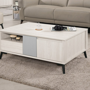 A1431-2 喬倫斯3.3尺大茶几⊙雙邊抽屜.雙邊開門