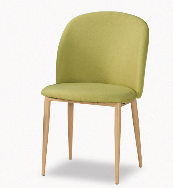 A1872-9 蜜雪兒餐椅 綠色布 五金腳 (坐高47公分)